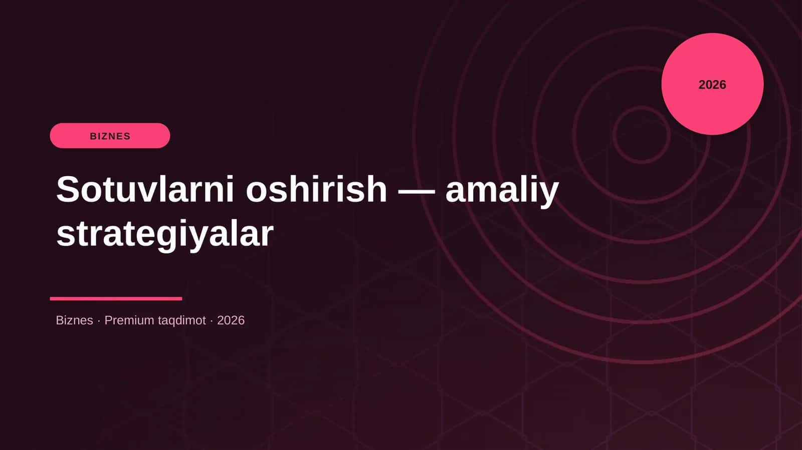 Sotuvlarni oshirish — amaliy strategiyalar