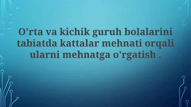 Tabiat Sinfxonasida: Kattalar Mehnatini Kuzatish