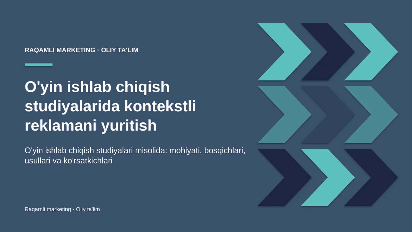 o'yin ishlab chiqish studiyalarida kontekstli reklamani yuritish 3421