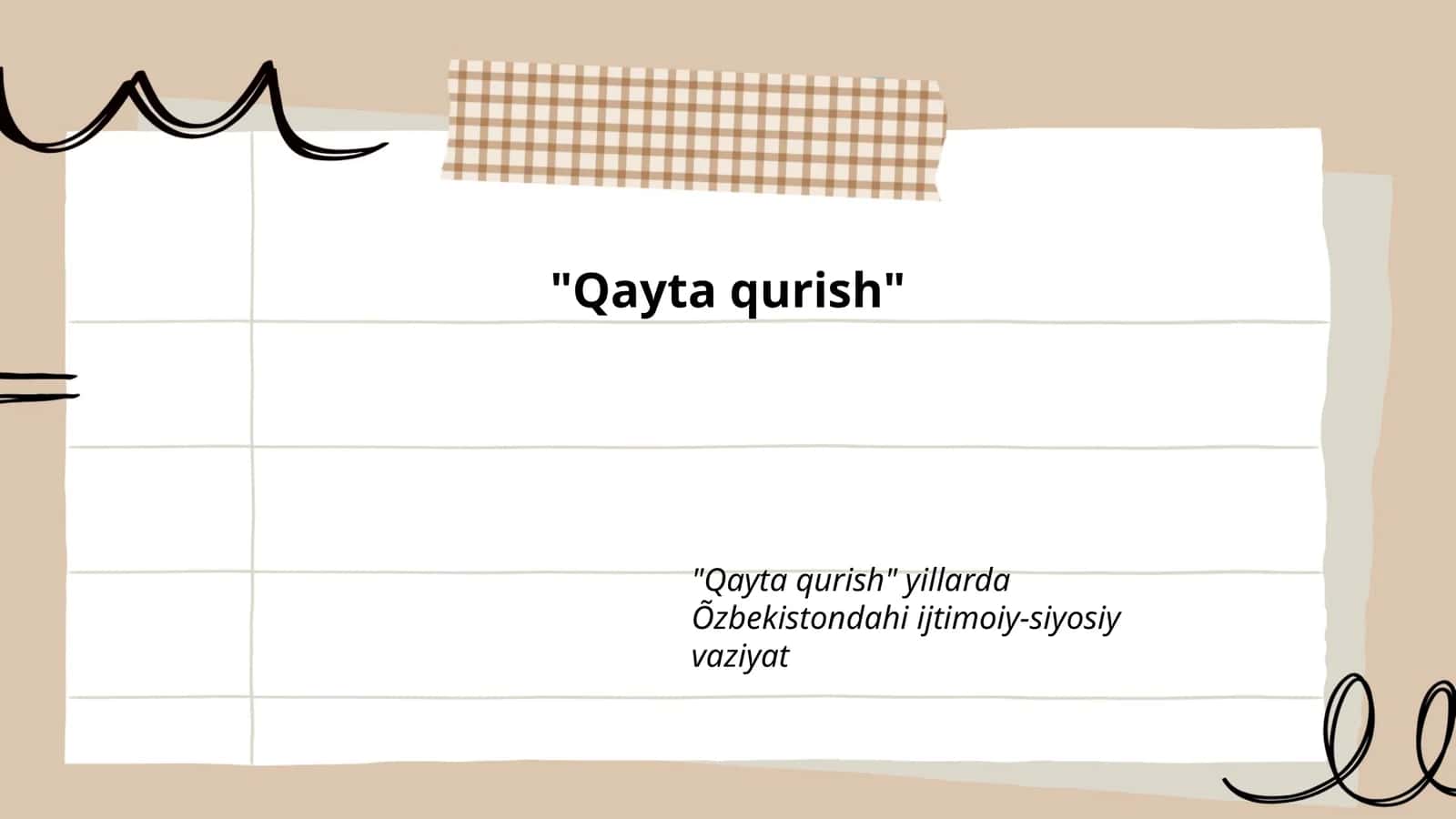 Qayta qurish