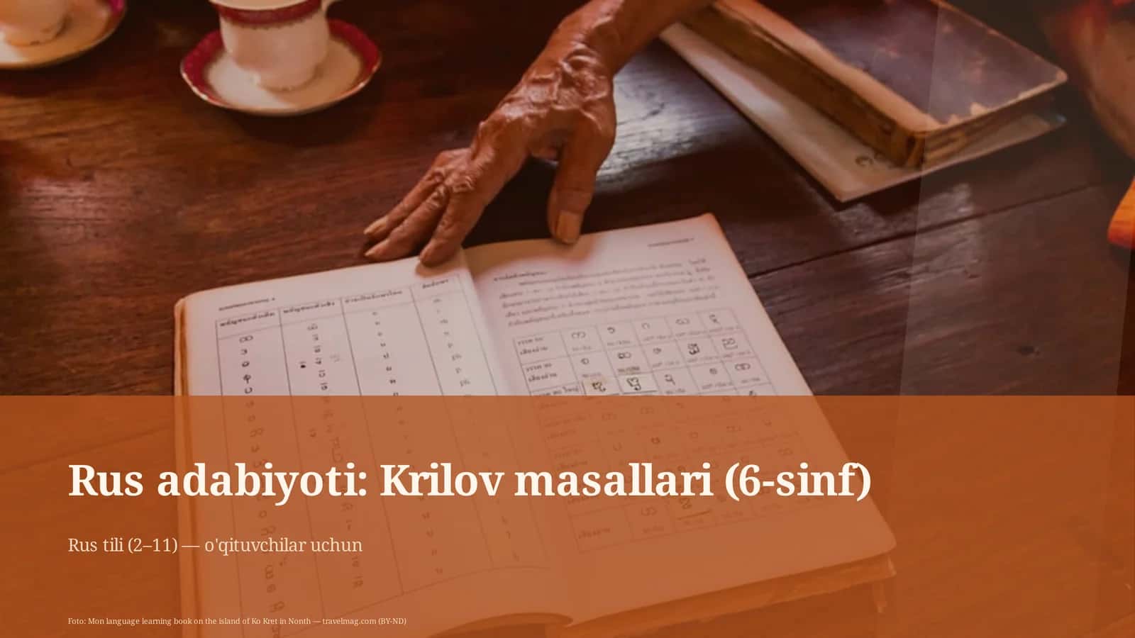 Krilov masallari (6-sinf)