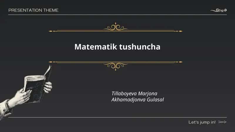 Matematik tushuncha