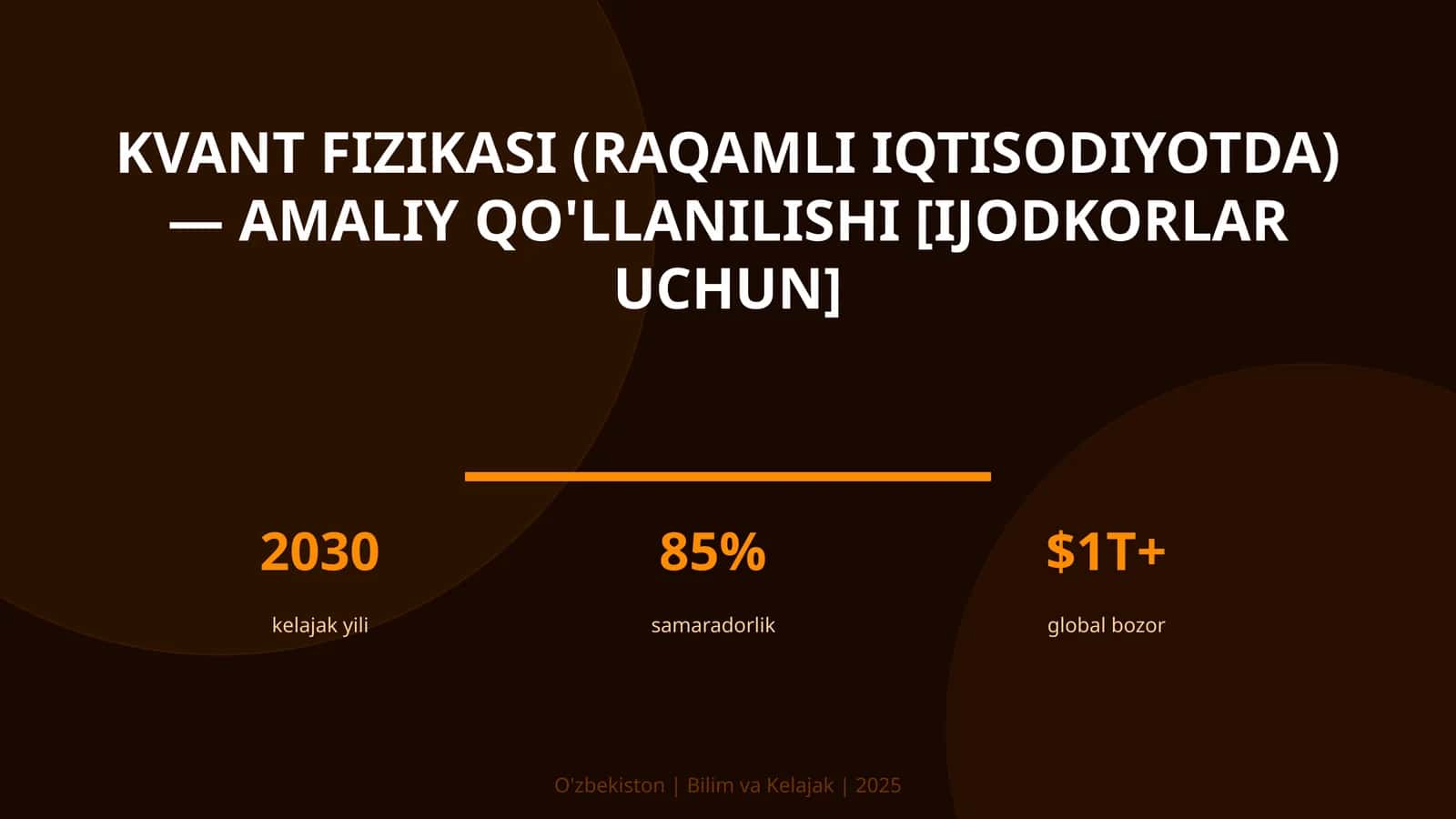 Kvant fizikasi (raqamli iqtisodiyotda) — amaliy qo'llanilishi