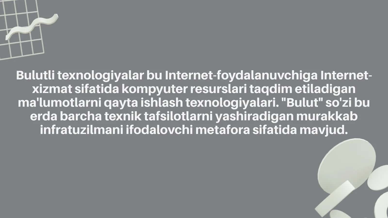 Bulutli Texnologiyalar