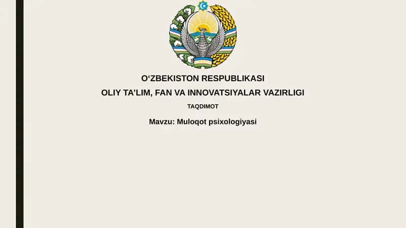 Muloqot psixologiyasi