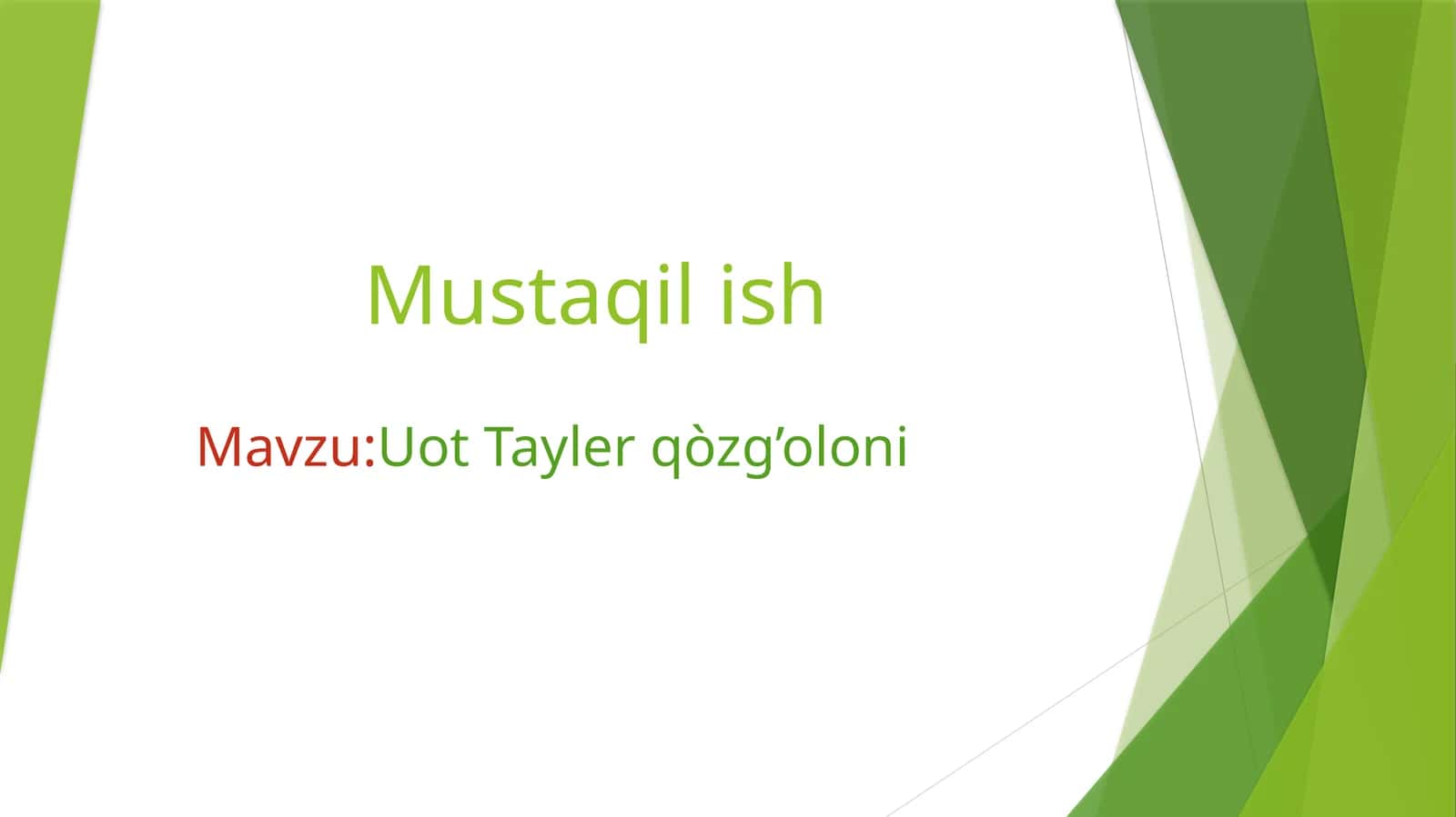 Uot Tayler qòzĝoloni
