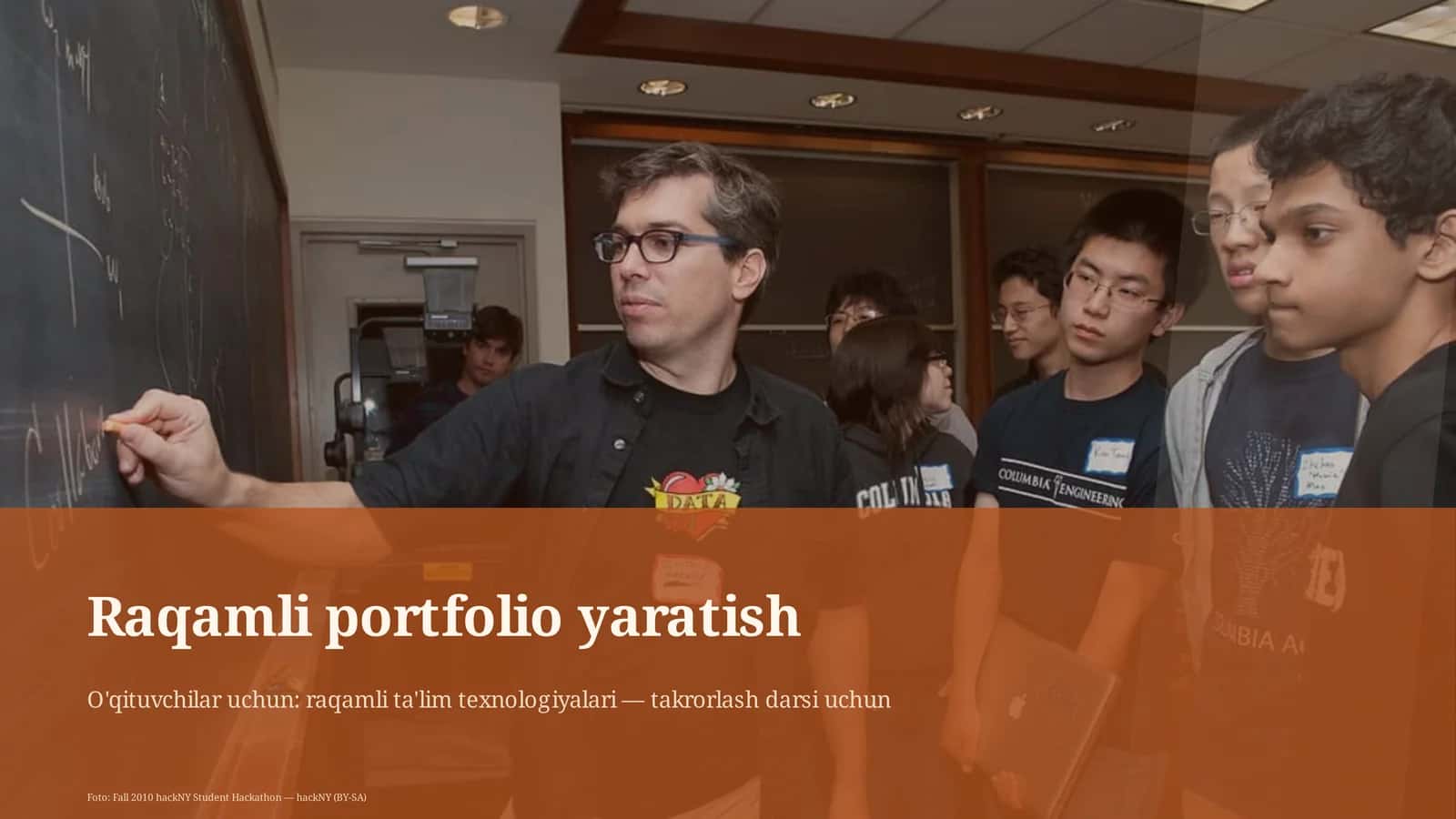 Raqamli portfolio yaratish