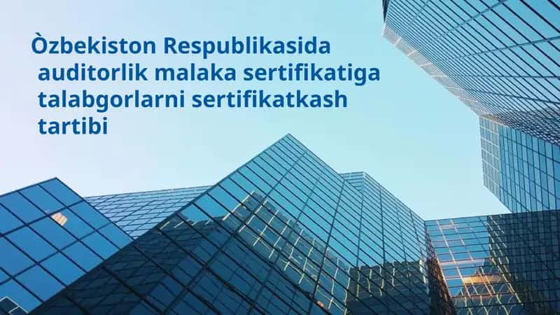 auditorlik malaka sertifikati