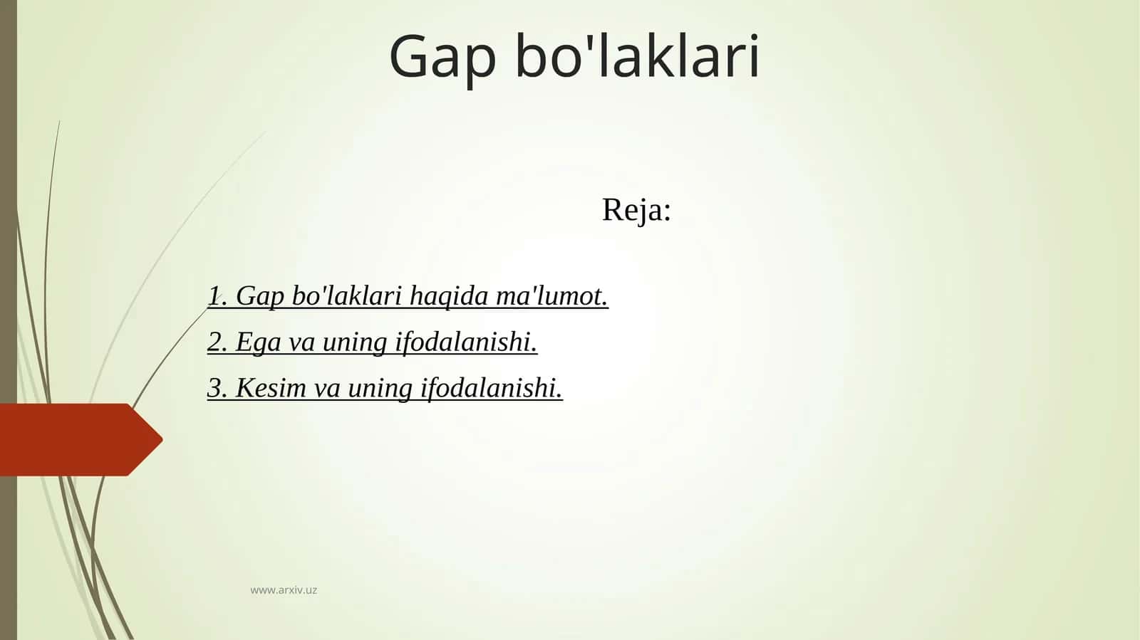 Gap bo'laklari
