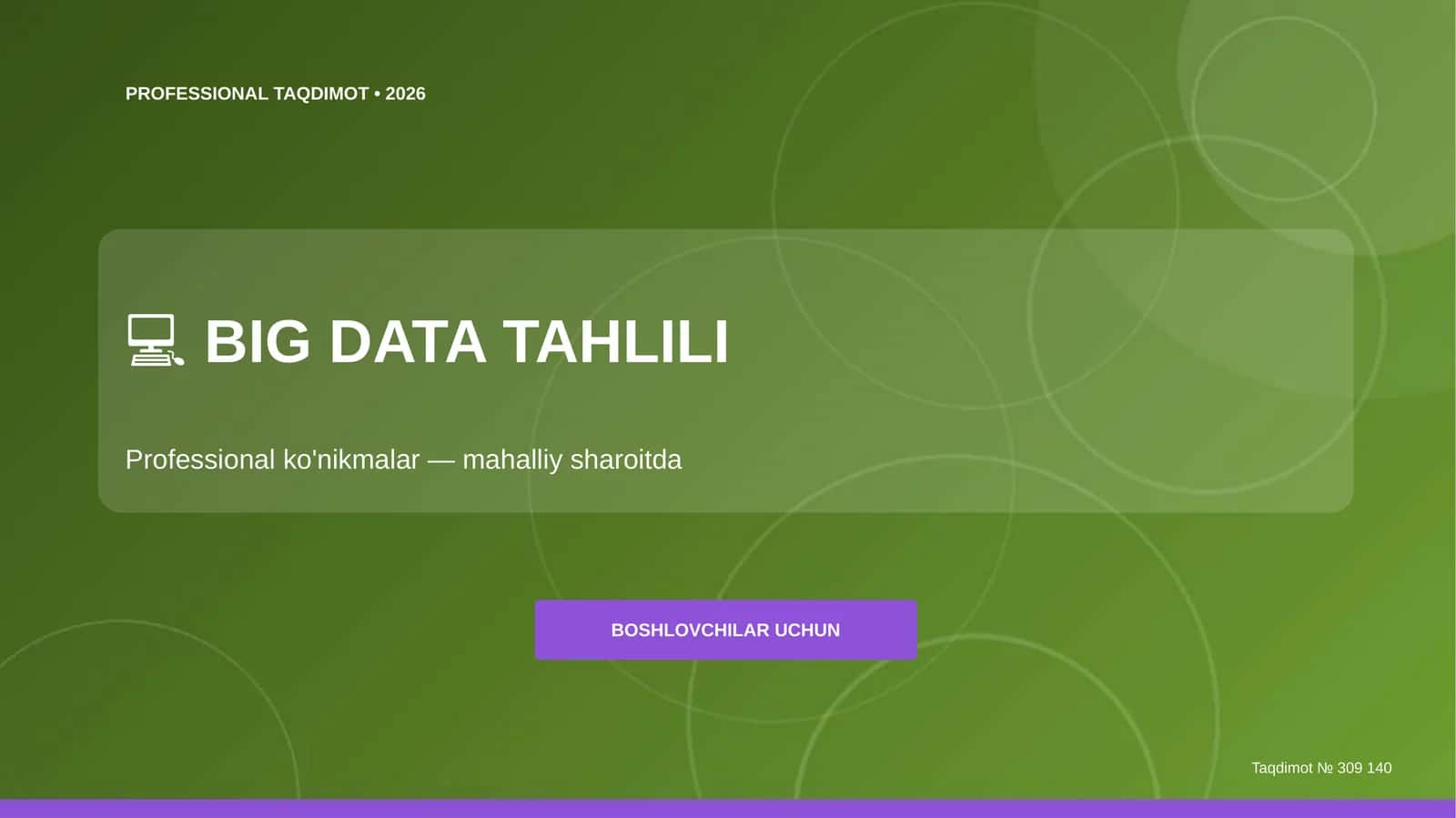 BIG DATA TAHLILI