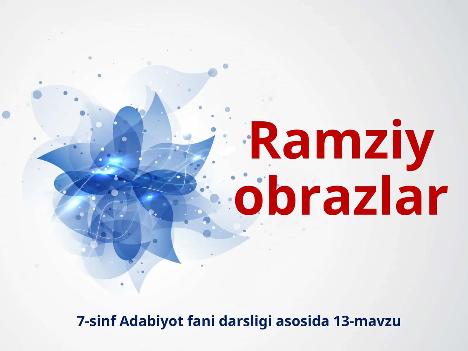 7-sinf Rаmziy obrаzlаr
