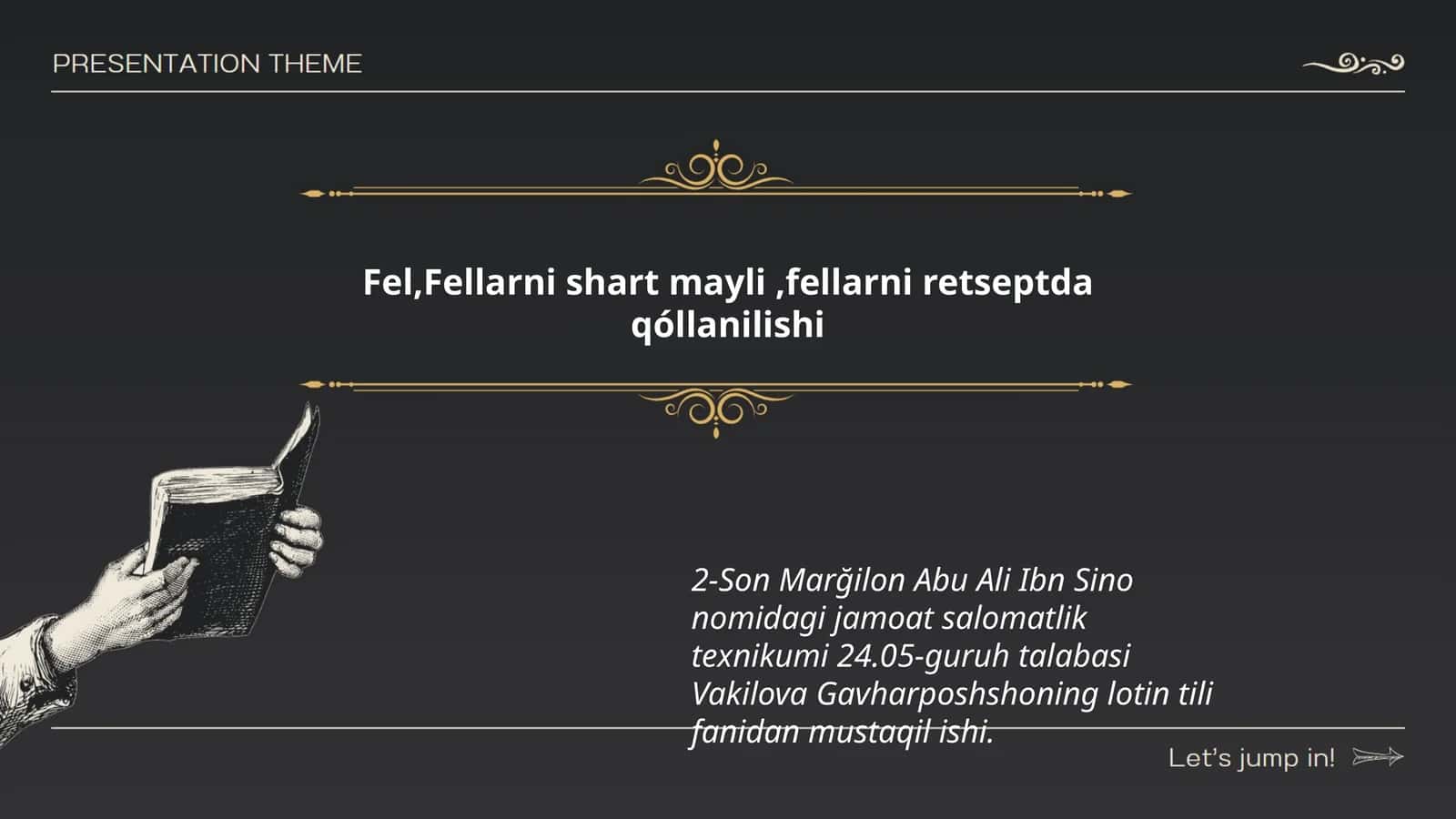 2-Son Marğilon Abu Ali Ibn Sino nomidagi jamoat salomatlik texnikumi 24.05-guruh talabasi Vakilova Gavharposhshoning lotin tili fanidan mustaqil ishi