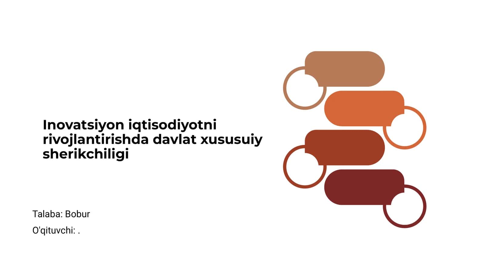 Inovatsiyalar va iqtisodiy rivojlanish