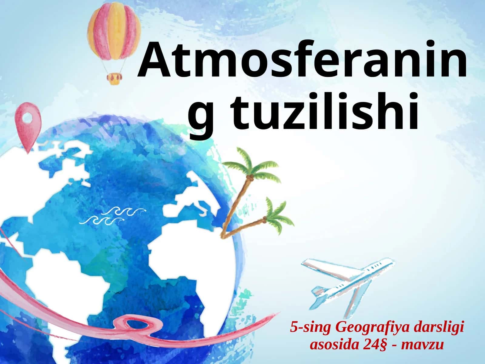 Atmosferaning tuzilishi