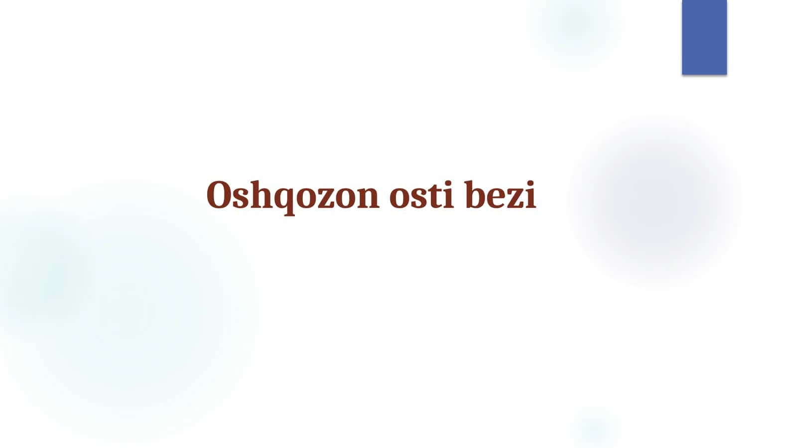 Oshqozon osti bezi