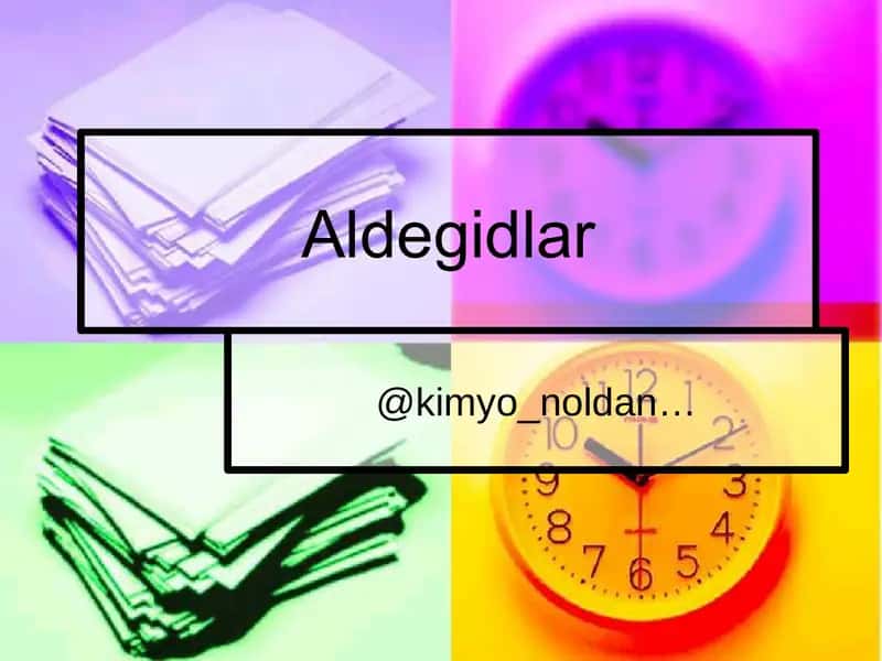 Aldegidlar