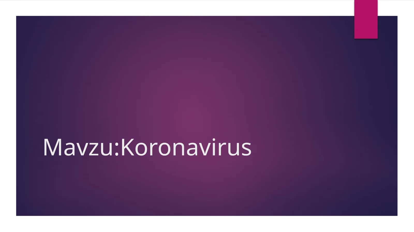 Koronavirus