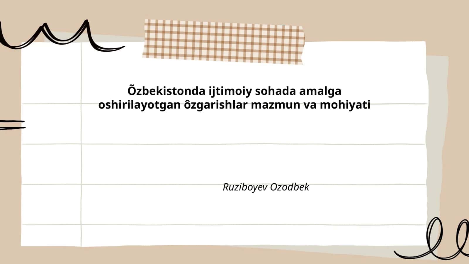 Oila va jamiyatning mustahkamligi