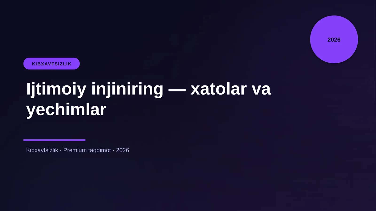 KIBXAVFSIZLIK