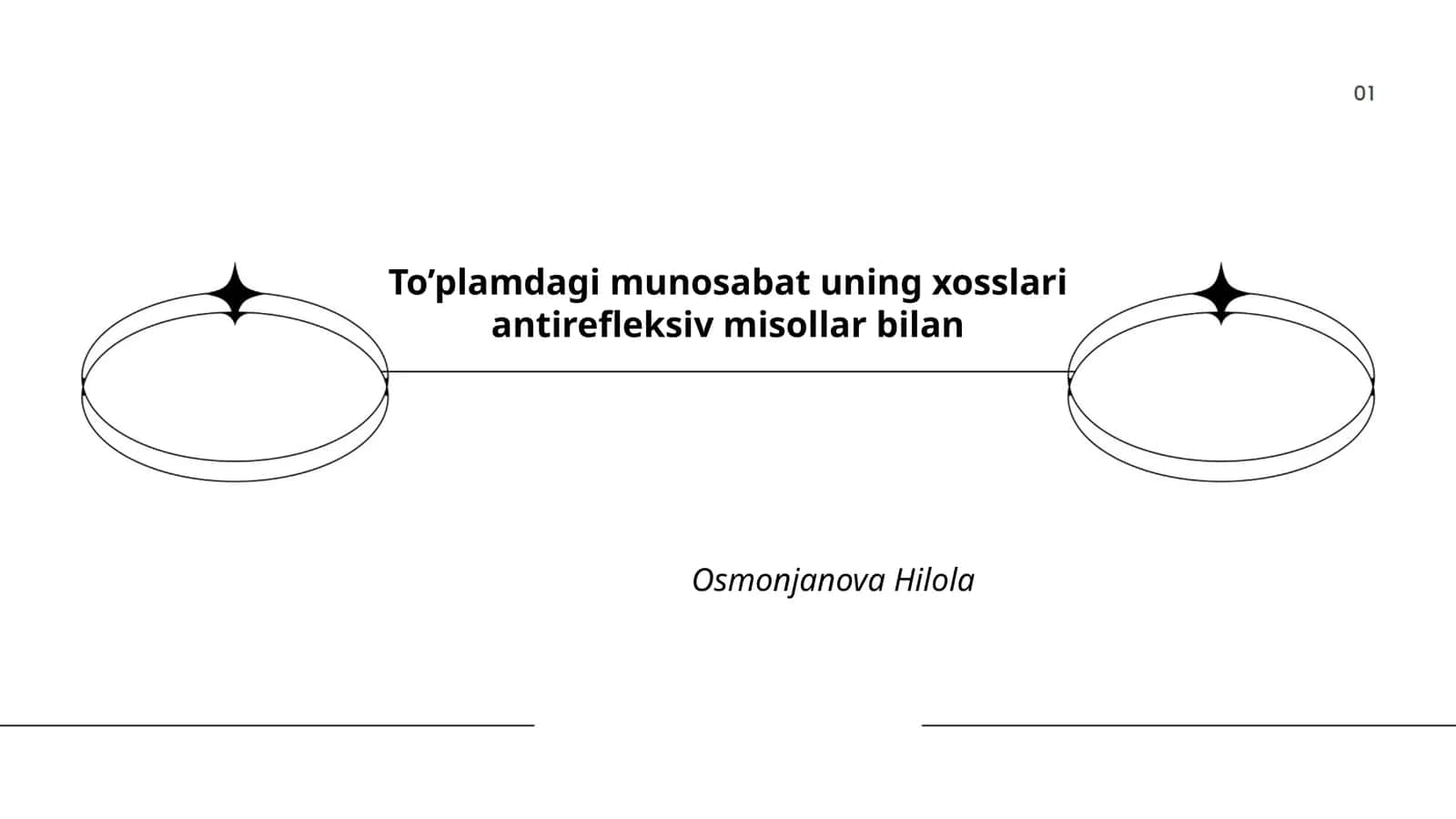 To'plamlar nazariyasi asoslari