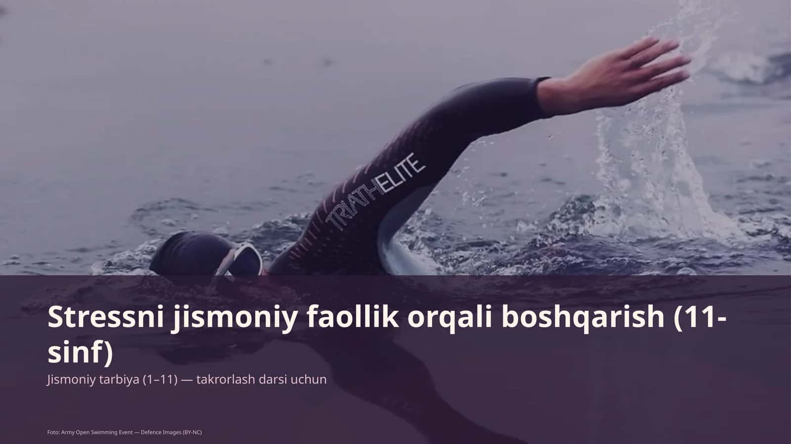 Stressni jismoniy faollik orqali boshqarish (11-sinf)