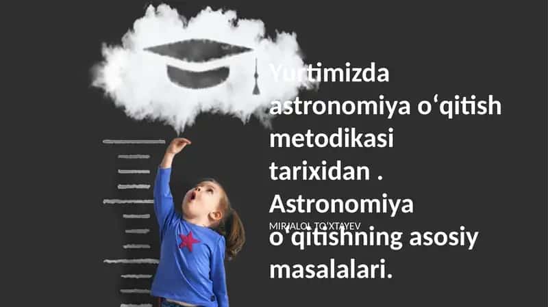 Astronomiya Oʻqitish Metodikasi