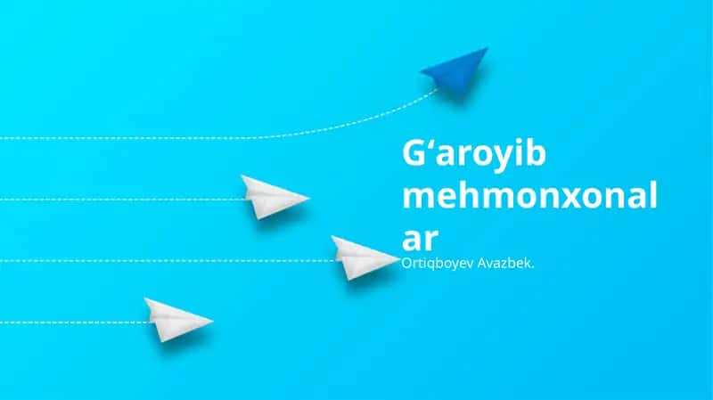 Gʻaroyib mehmonxonalar