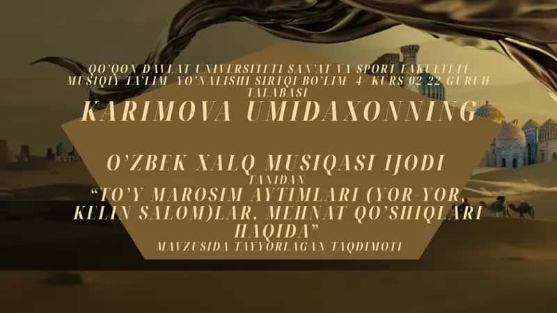 kurs ishi ximoyasi uchun taqdimot shabloni