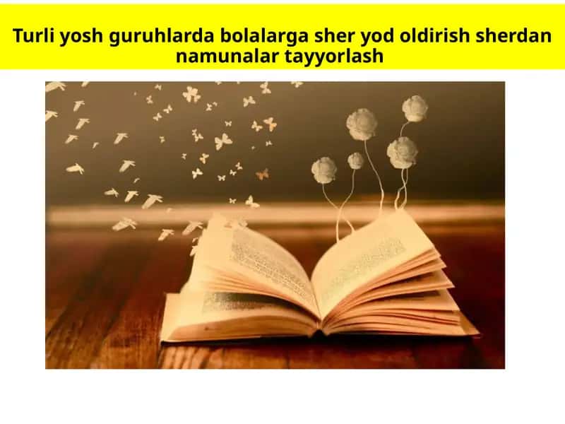 Bolalarga she’riy yod oldirish