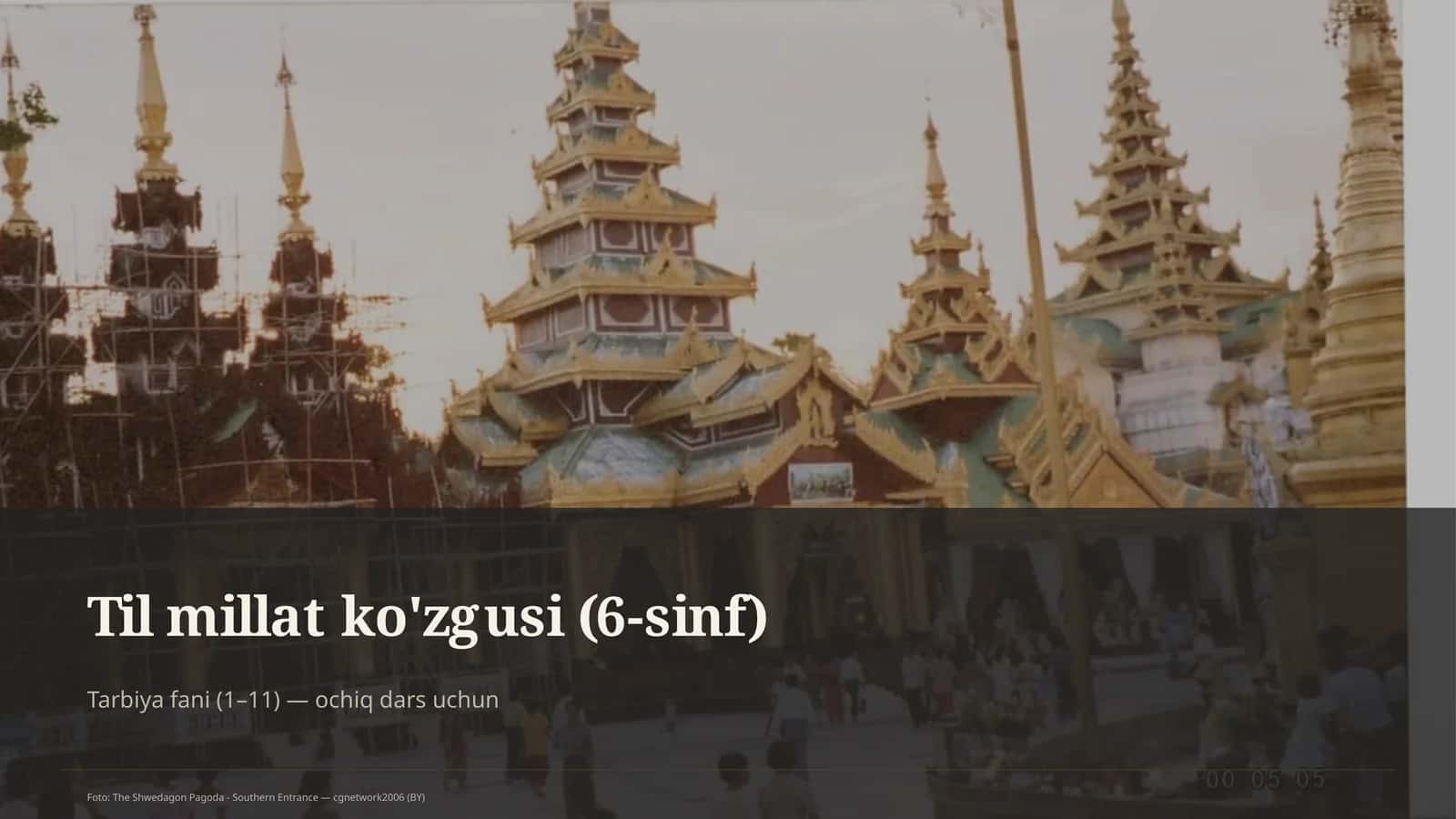 Til millat ko'zgusi (6-sinf)