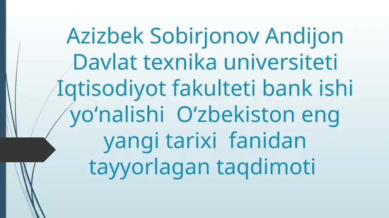 Oʻzbekiston va Jahon hamjamiyati