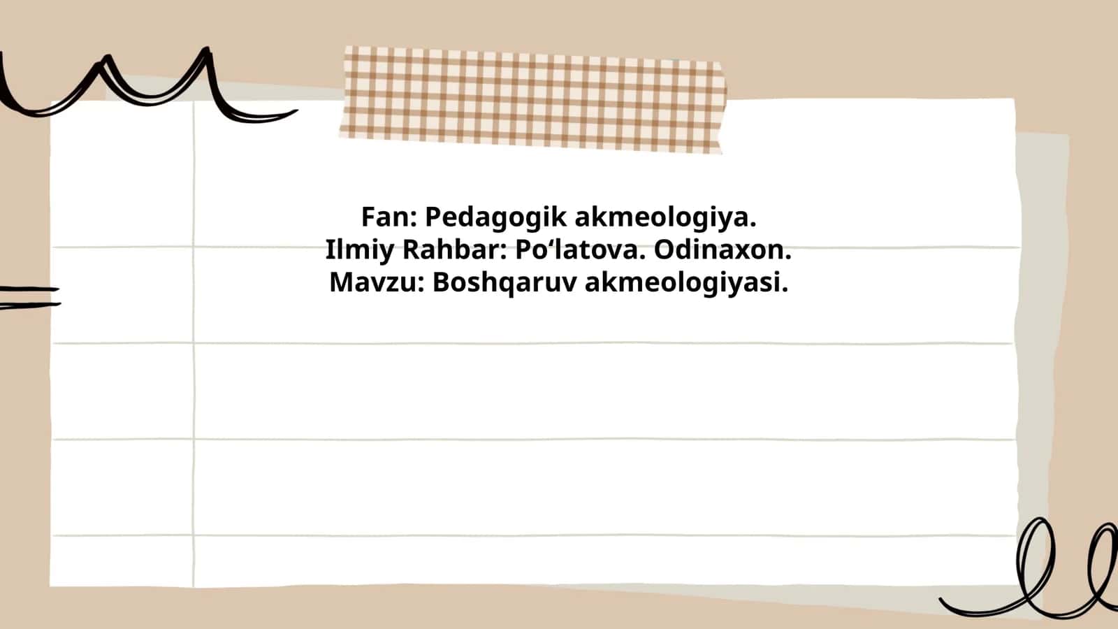 Boshqaruvda akmeologik yondashuvlar