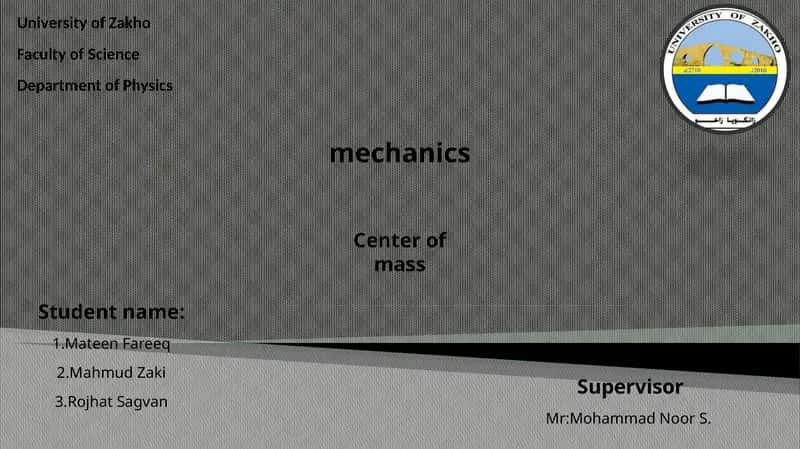 Center of mass