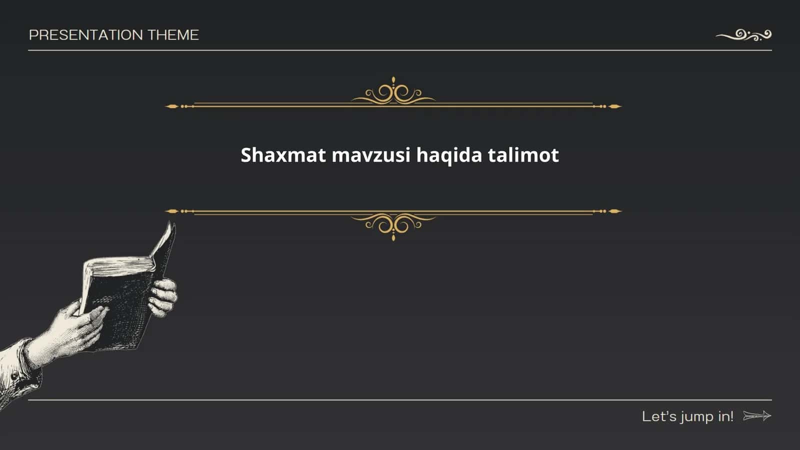 Shaxmat mavzusi haqida talimot