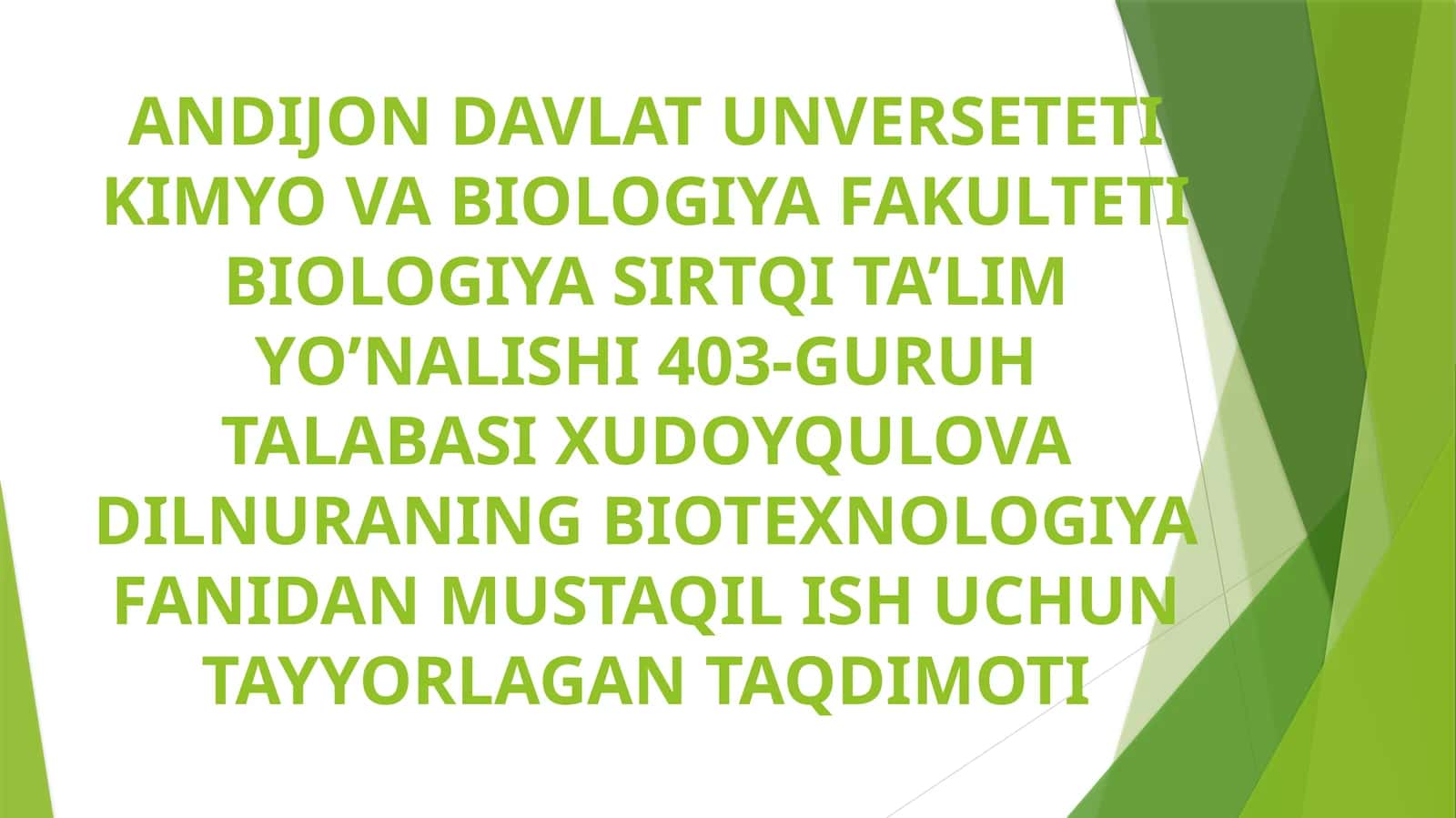 FERMENTLARNING UMUMIY TASNIFI