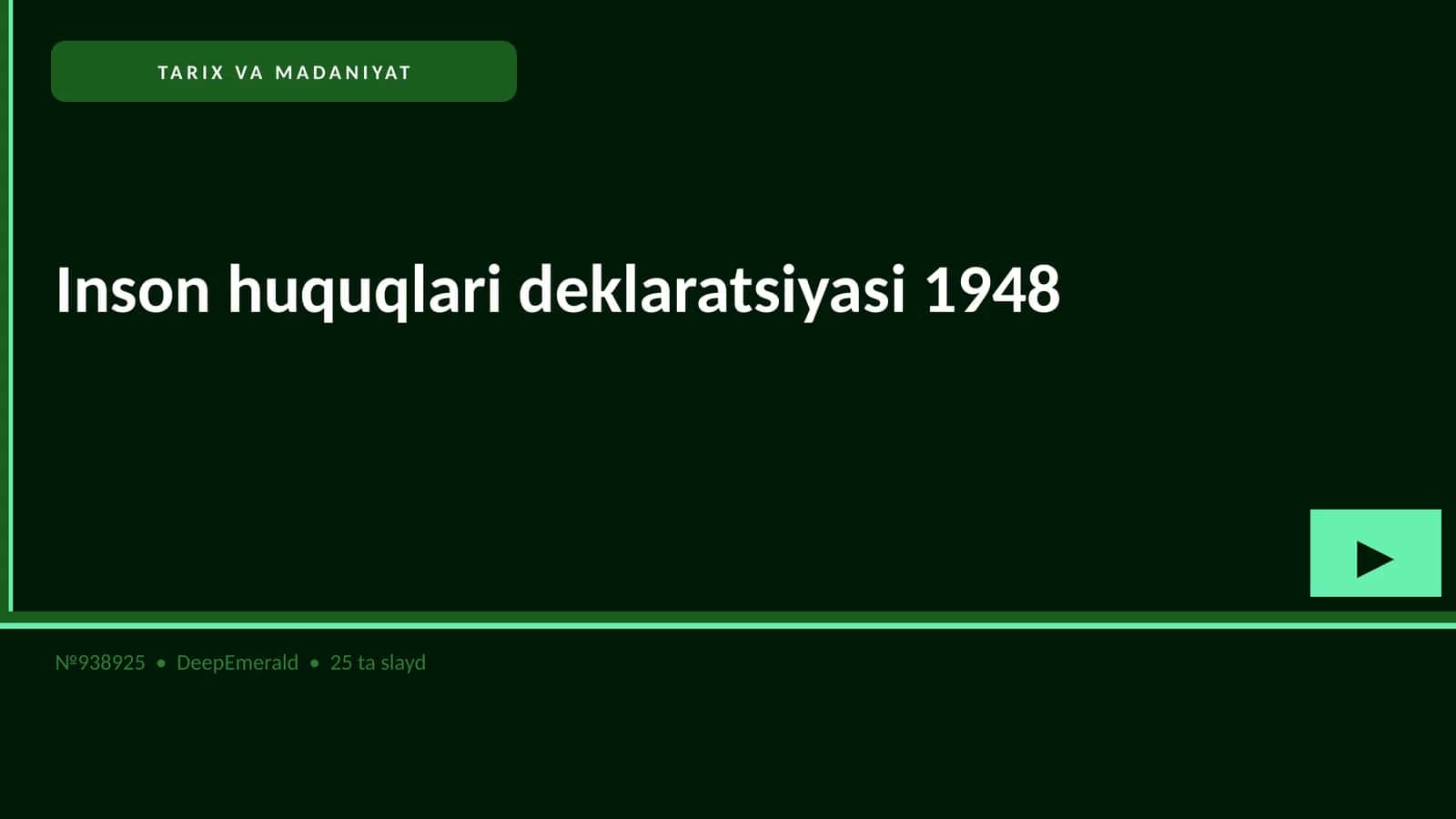 Inson huquqlari deklaratsiyasi 1948