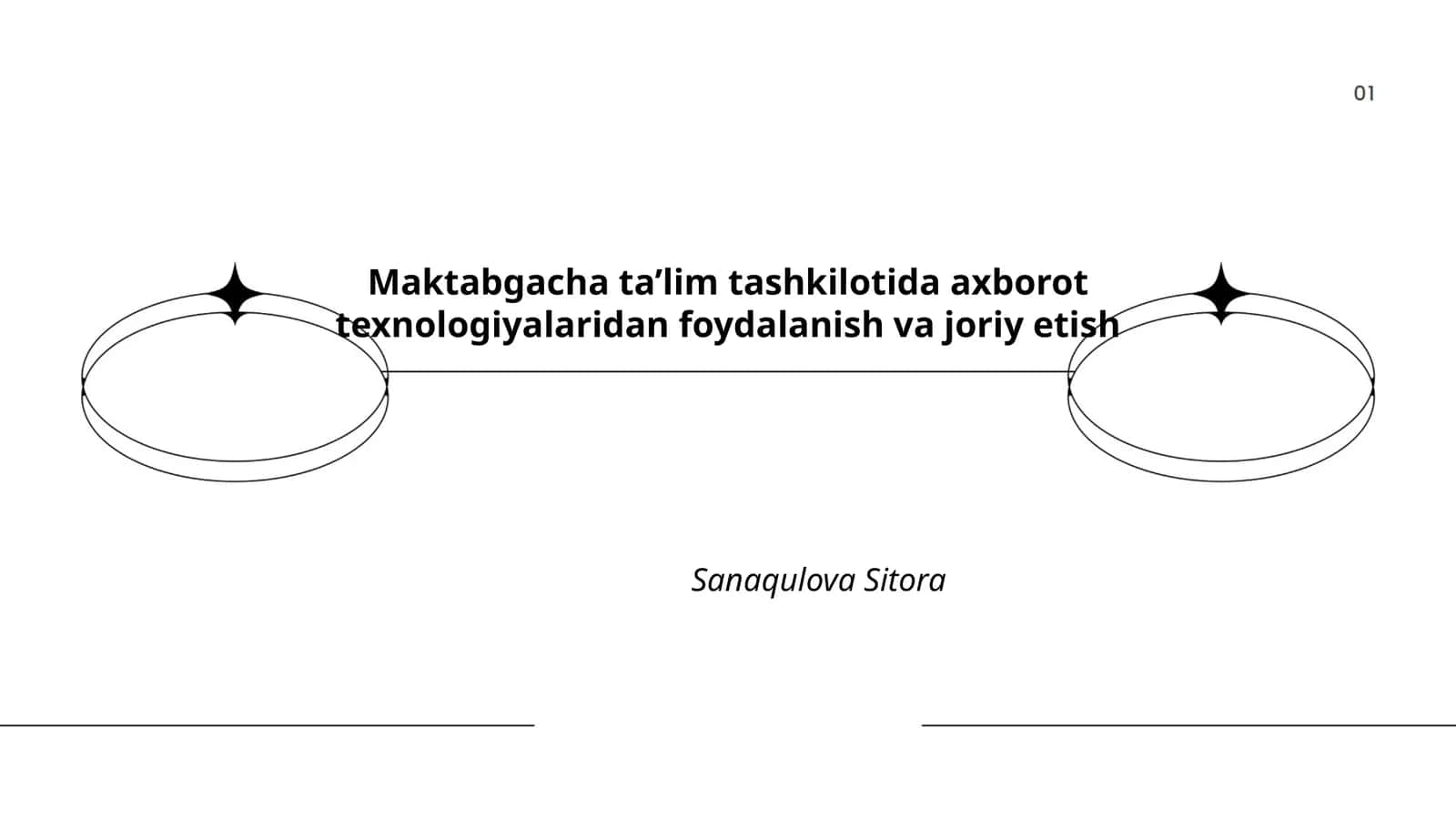 Maktabgacha ta’lim tashkilotida axborot texnologiyalaridan foydalanish va joriy etish