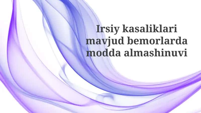 Irsiy kasalliklar