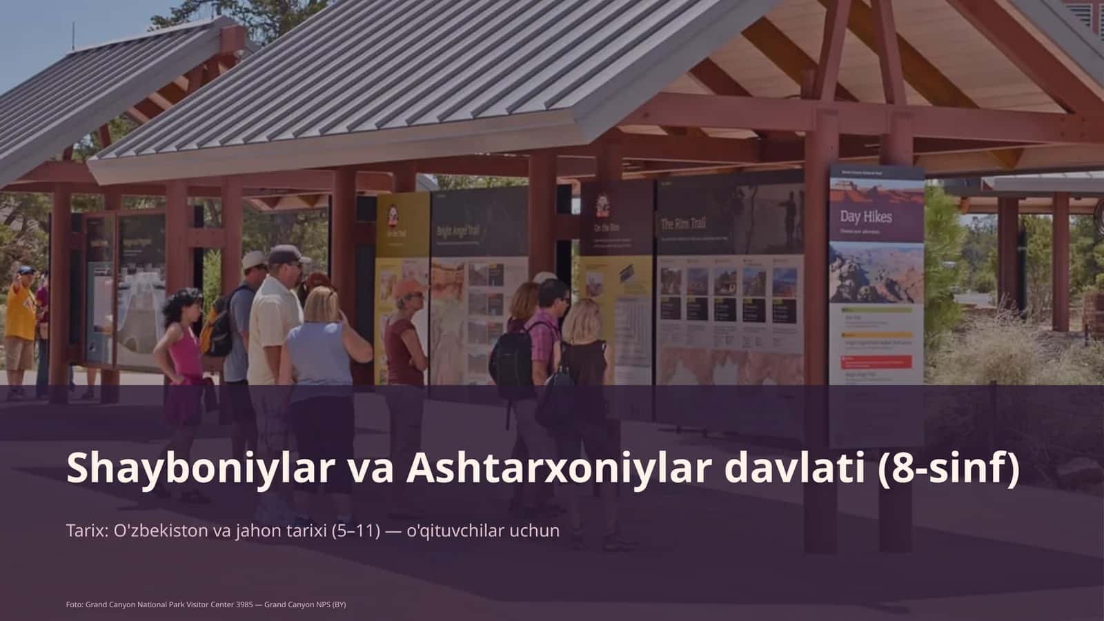 Shayboniylar va Ashtarxoniylar davlati (8-sinf)