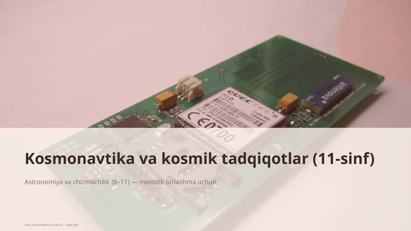 Astronomiya va chizmachilik (8-11)
