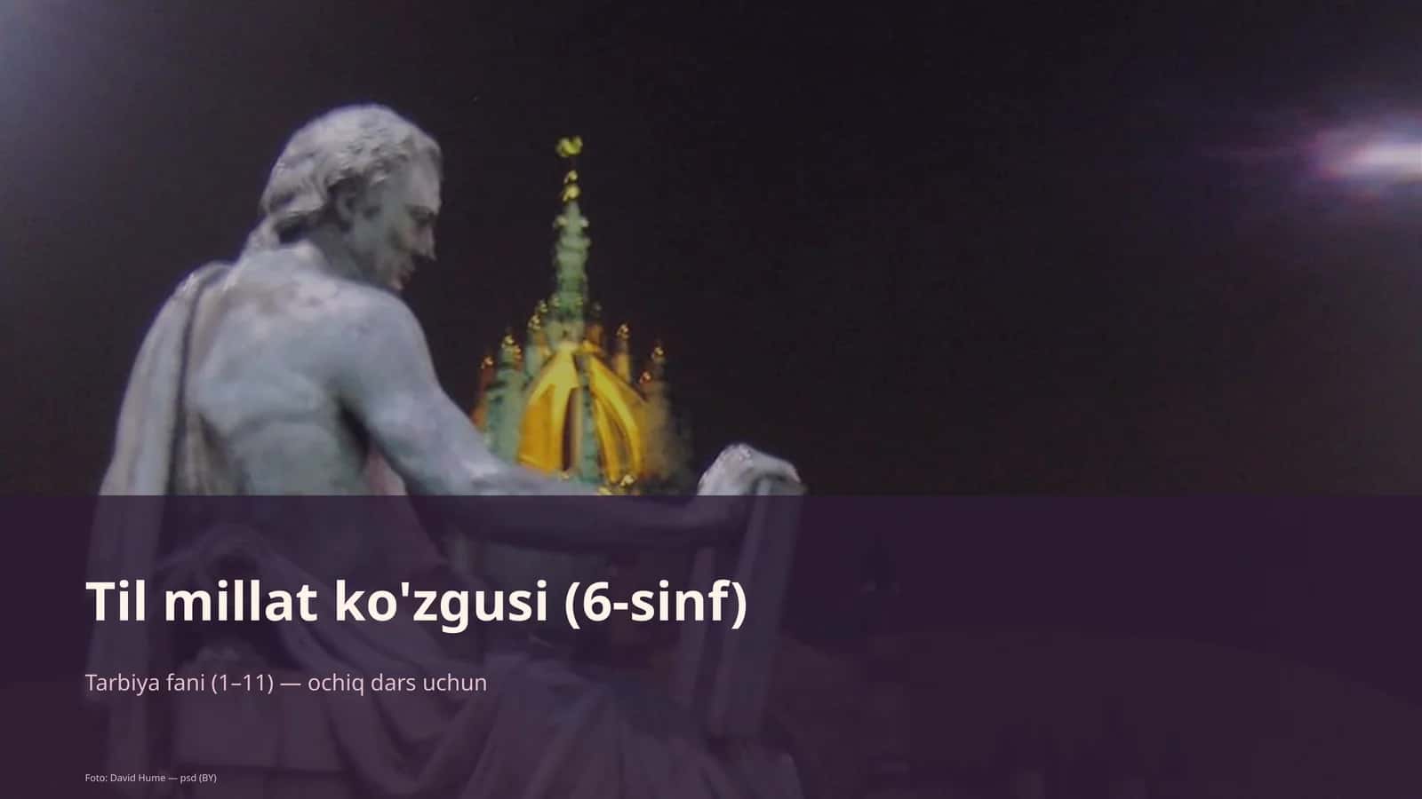 Til millat ko'zgusi (6-sinf)