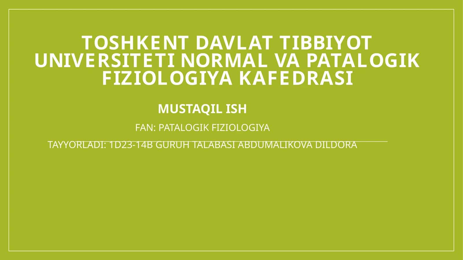 ONA QORNIDA RIVOJLANISH PATALOGIYASI NIMA?