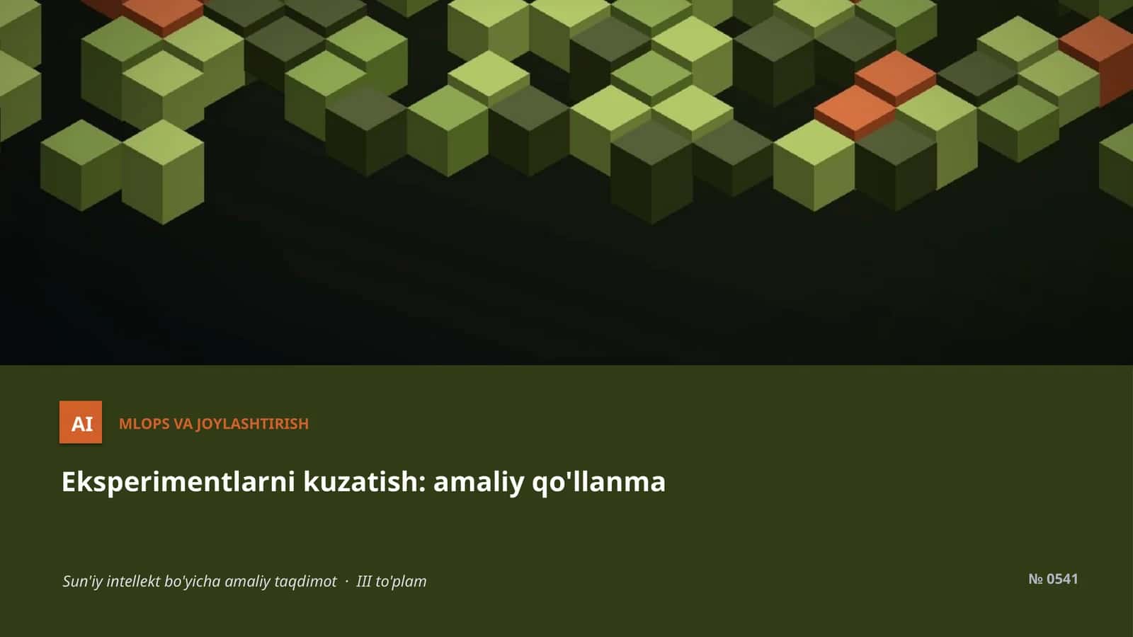 Eksperimentlarni kuzatish: amaliy qo'llanma