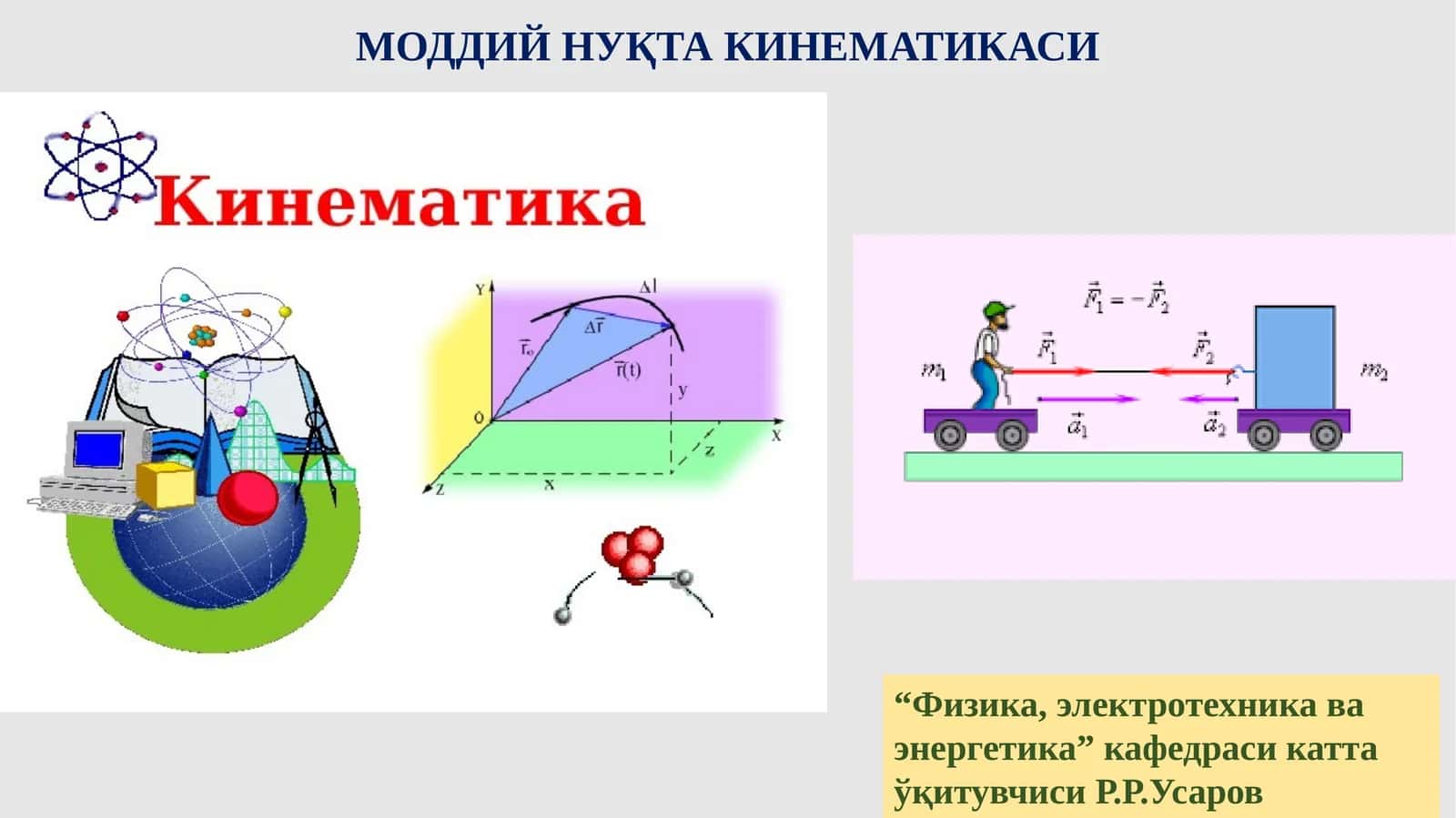 МОДДИЙ НУҚТА КИНЕМАТИКАСИ