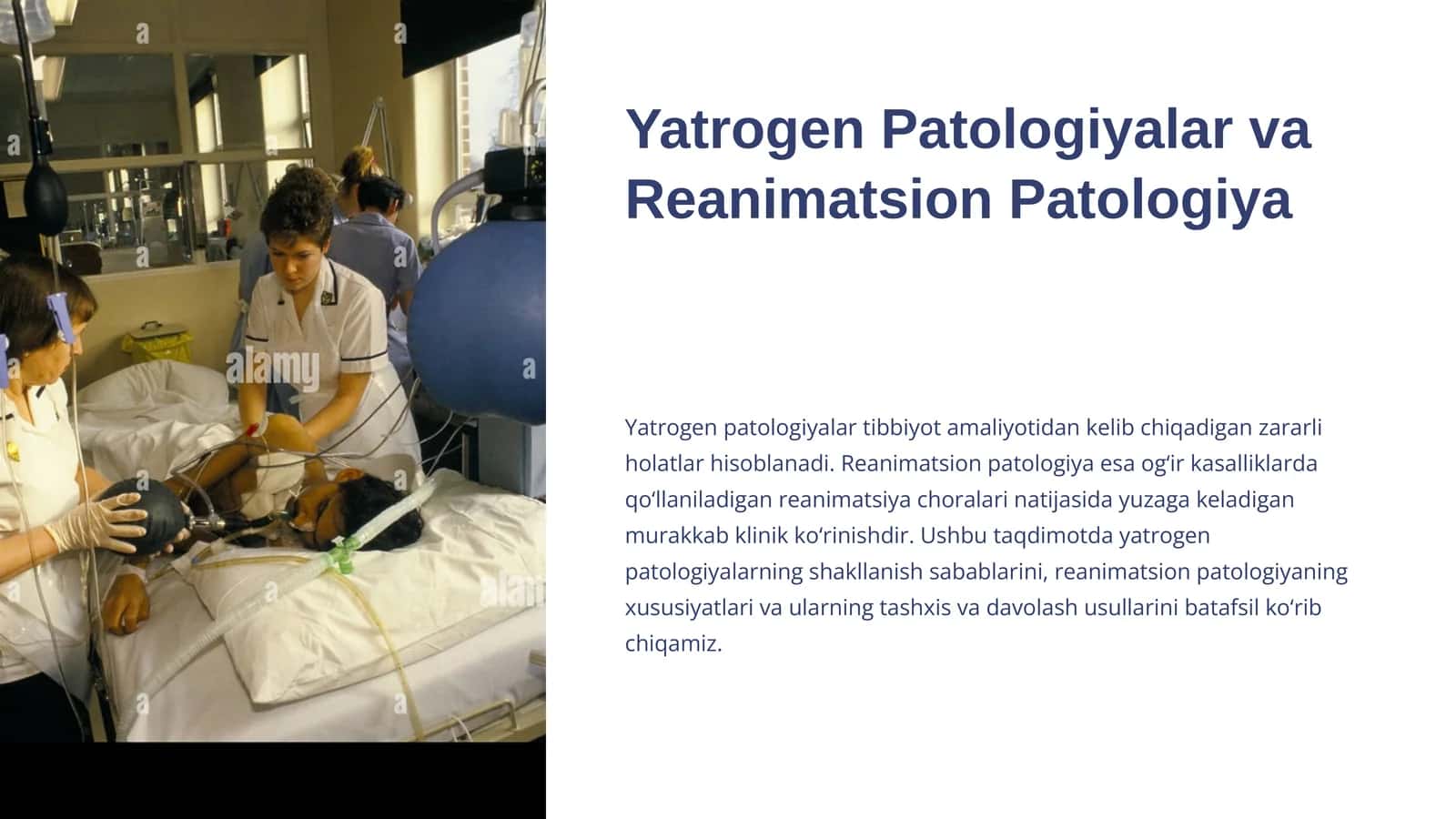 Yatrogen Patologiyalar va Reanimatsion Patologiya