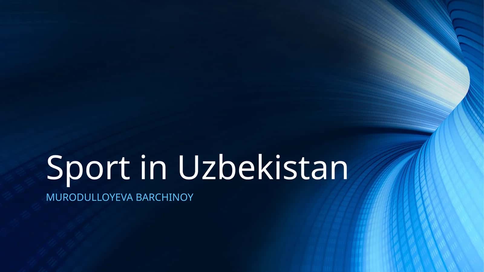 Sport in Uzbekistan