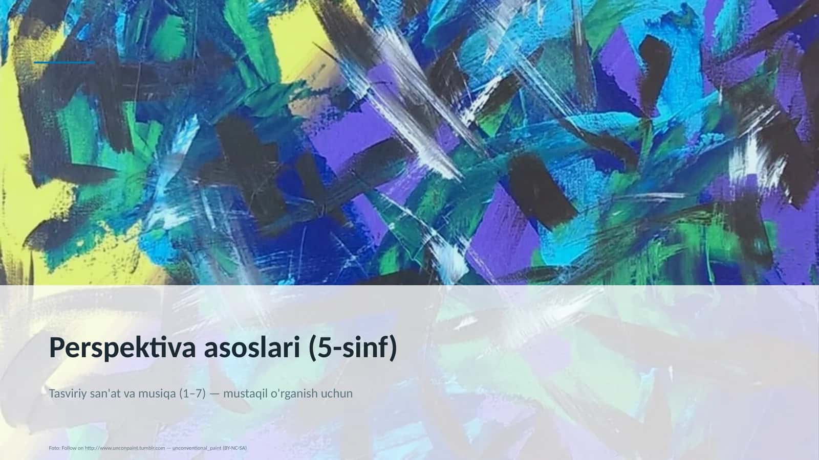 Perspektiva asoslari (5-sinf)
