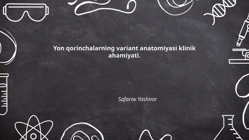Yon qorinchalarning variant anatomiyasi klinik ahamiyati