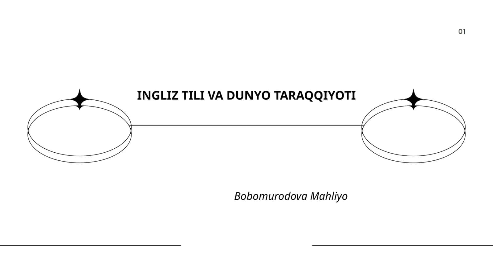 INGLIZ TILI VA DUNYO TARAQQIYOTI