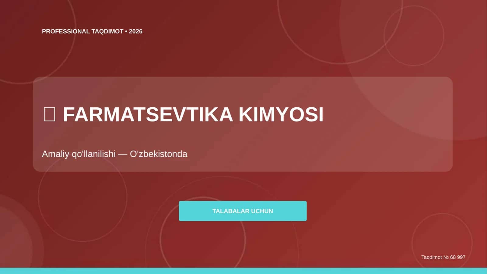 Farmatsevtika Kimyosi